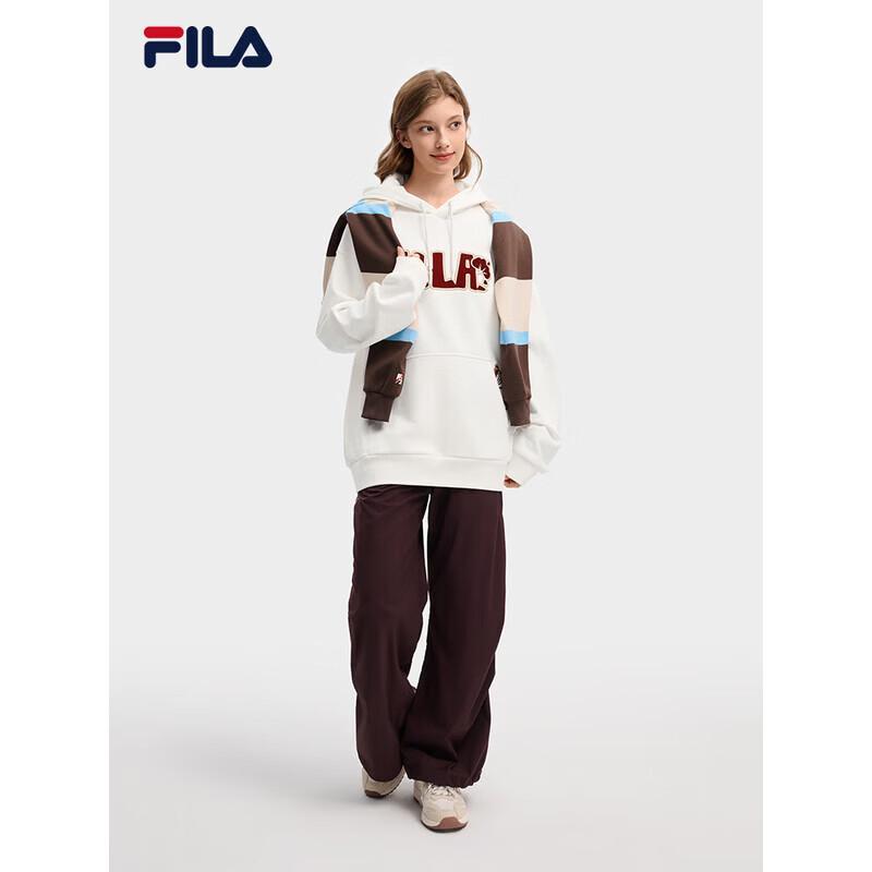 FILA 'Ready-to-Fly Drama' Unisex Loose Embroidered Hoodie