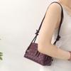 MCBV Sheepskin Woven Cloud Crossbody Shoulder Bag with Knotted Zipper