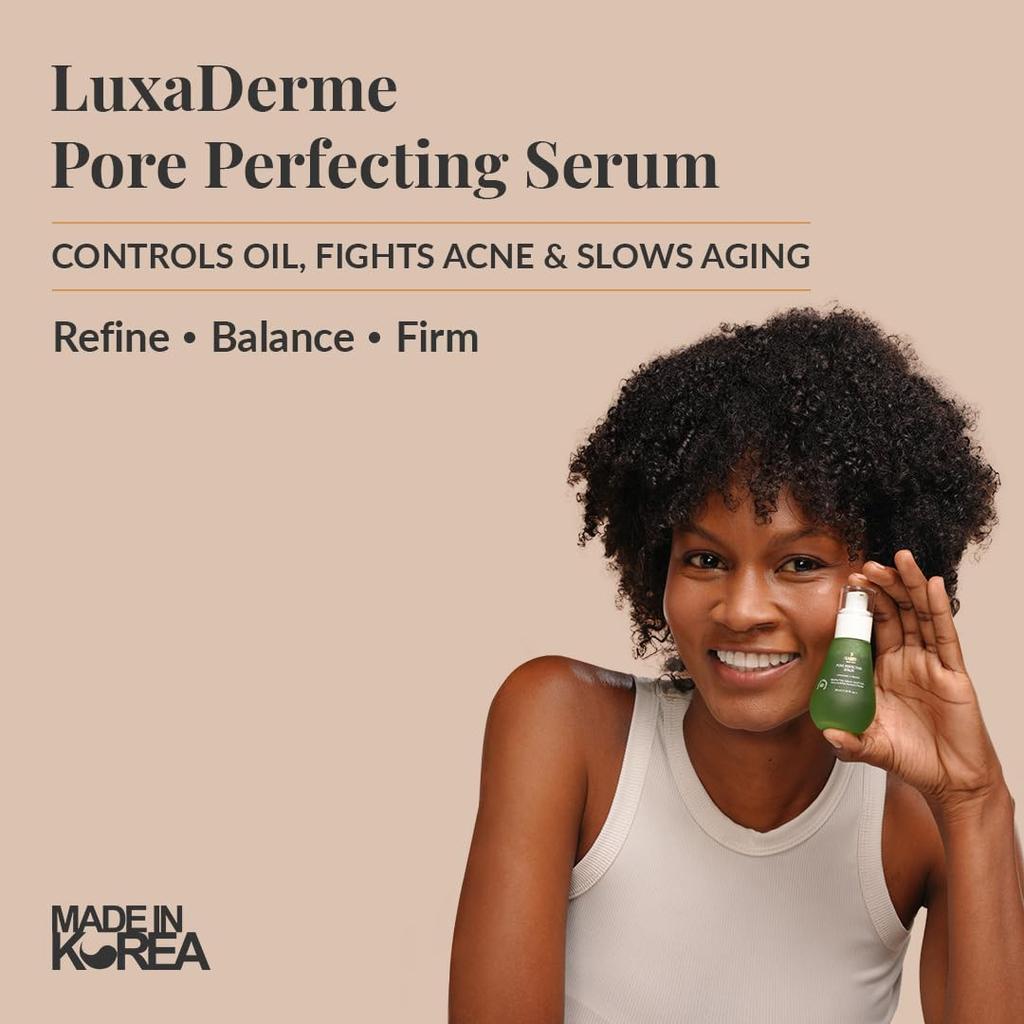 Pore Perfecting Korean Face Serum with Lotus Water, Galactomyces & Bifida Ferment |Vegan Korean Skincare for Men & Women | 30ml