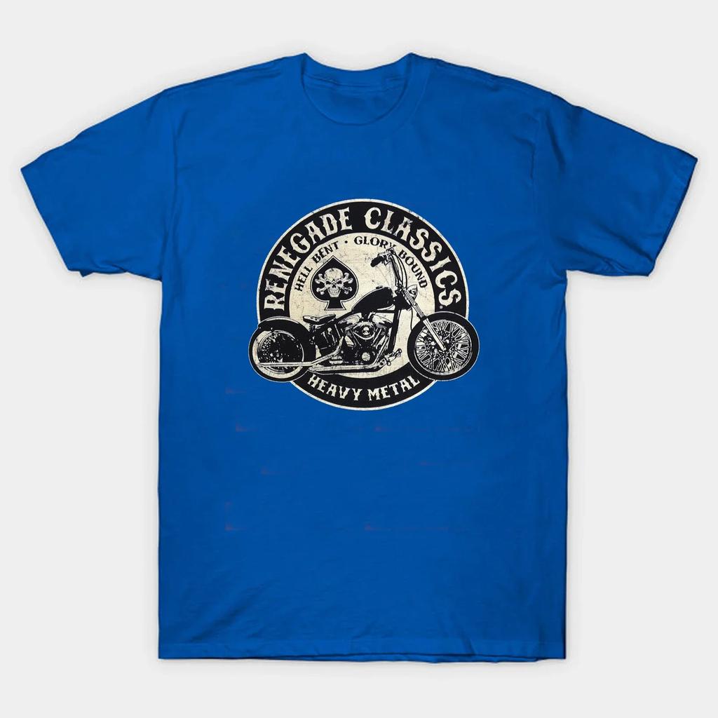 Vintage Motorcycle Heavy Metal Rock Motorcyclists T-Shirt 100% Cotton O-Neck Summer Short Sleeve Casual Mens T-shirt Size S-3XL