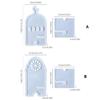 Portable 2 Piece Phone Stand Crafting Mold Middle Eastern Inspired Design with Removable Parts