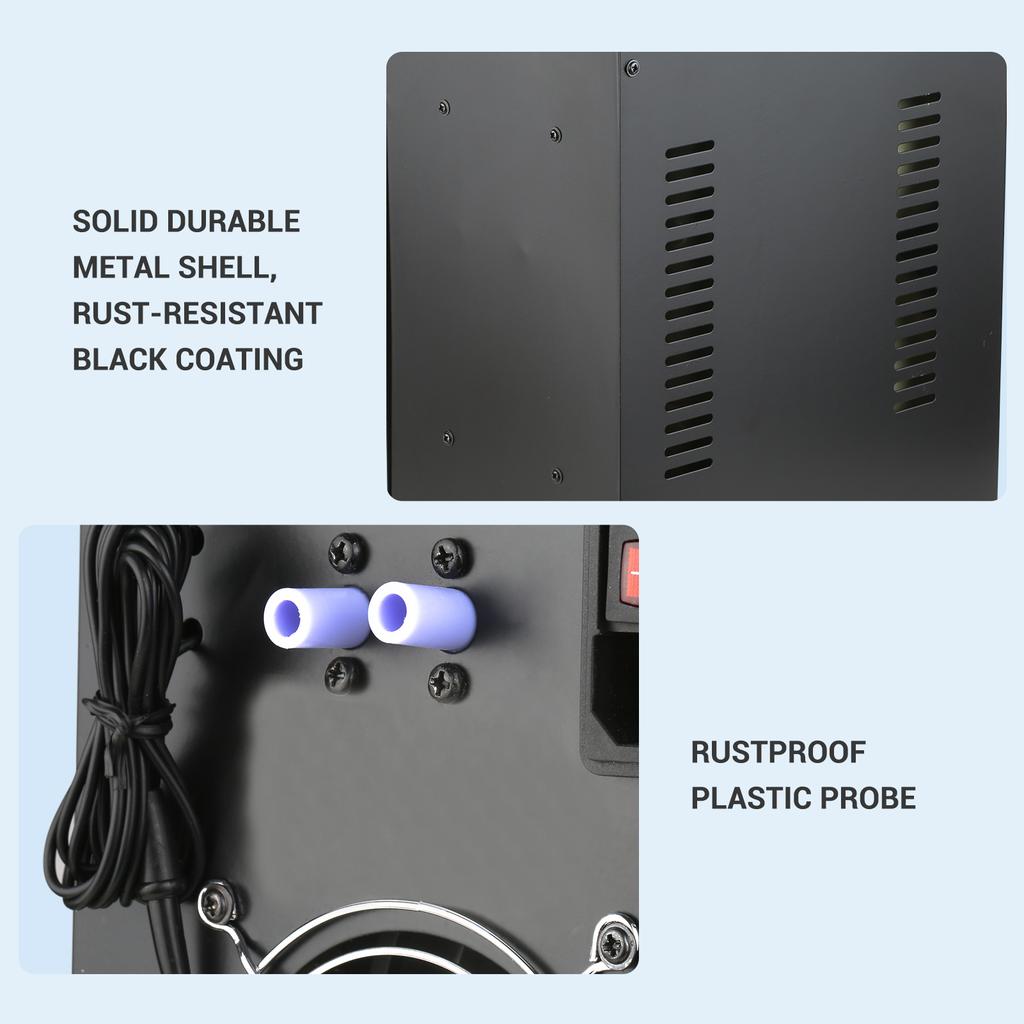 Refrigeratore per Acquario Raffreddatore per Acquario Display LCD Silenzioso Sistema di Raffreddamento per Pesci 40L per Pesci Acqua Piante Coralli Gamberetti Allevamento