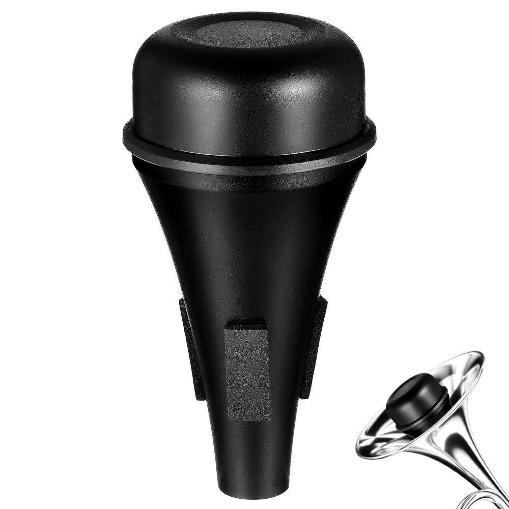 Black Trombone Trumpet Mute Silent Practice Accessory Parts Replacement