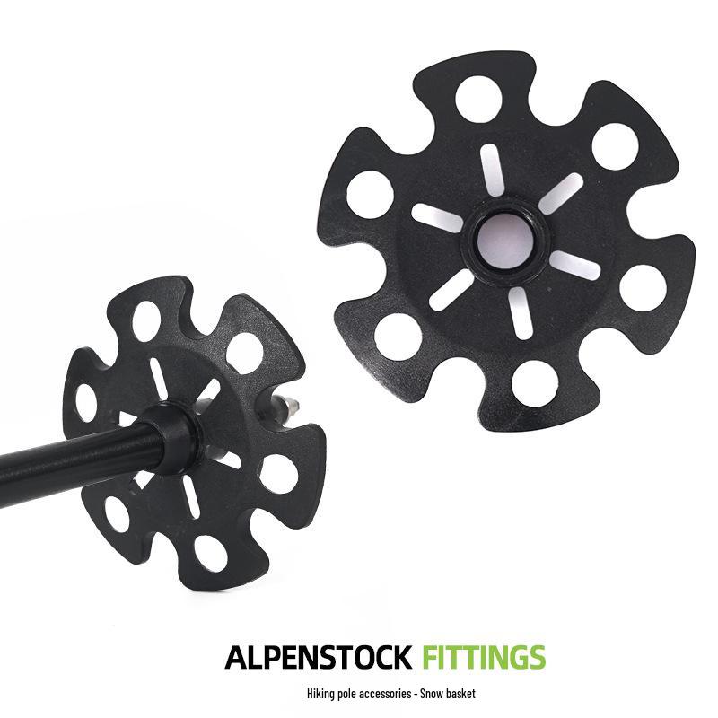 Outdoor Trekking Pole Snow Basket Mud Tray Cover Accessory