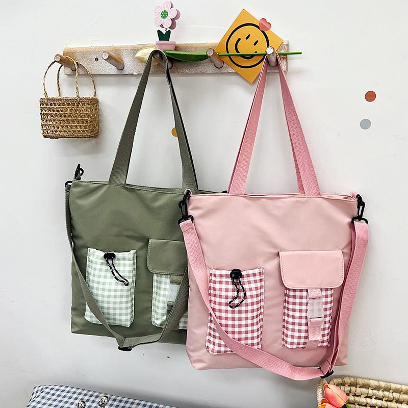 Internet celebrity women's bag 2025 new shoulder bag Korean version fashion messenger bag student tutoring bag