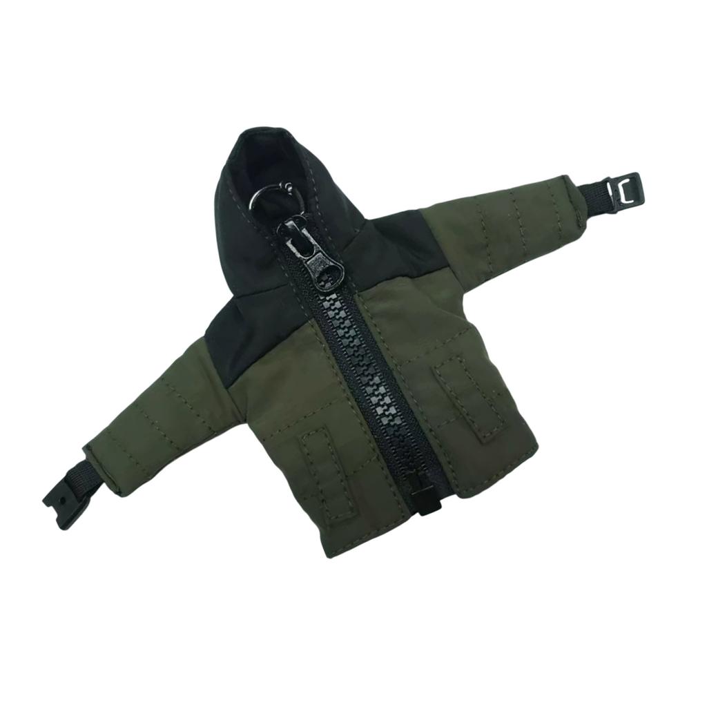 Mini Puffer Coat Keychain Compact Lightweight Design Portable Nylon Key Ring for Commuting Travel Outdoor Enthusiasts