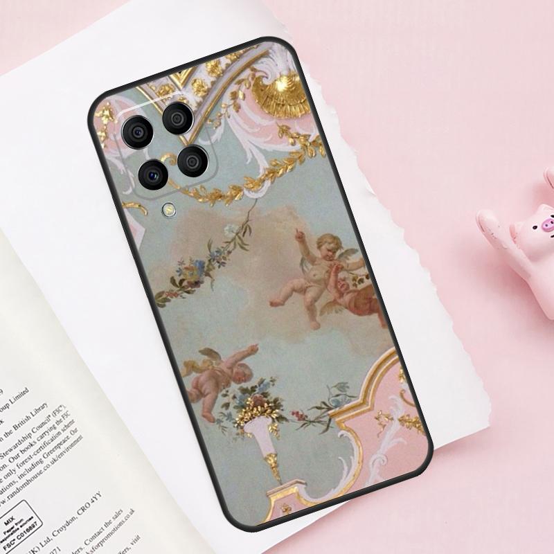 Renaissance Angels For Samsung Galaxy M54 M34 M14 M53 M33 M13 M12 M32 M52 M20 M15 M55 M21 M51 M31s M30s Case