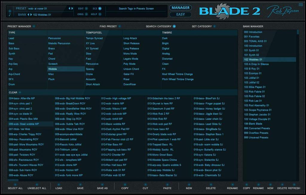 Rob Papen Software Synthesizer BLADE 2
