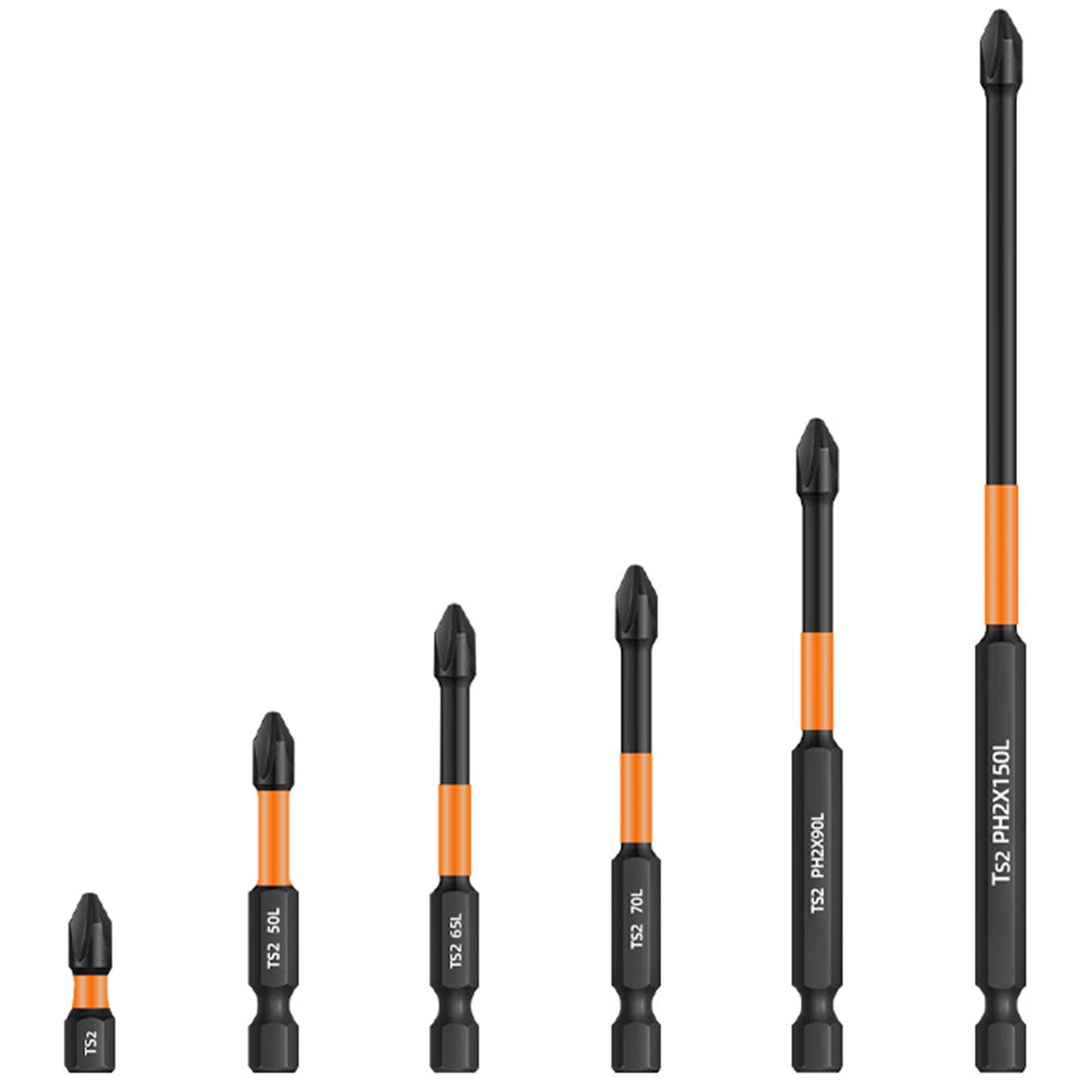 

Набор насадок для крестообразных отверток, сильная магнитная пакетная головка, высокая твердость, 25/50/65/70/90/150 мм, нескользящие отвертки