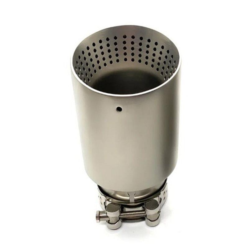 For Rear Mounting Car Accessories 1 Pc Stainless Steel Exhaust Muffler Tip 51Mm-89Mm For Rear Tail Muffler Pipe Nozzle