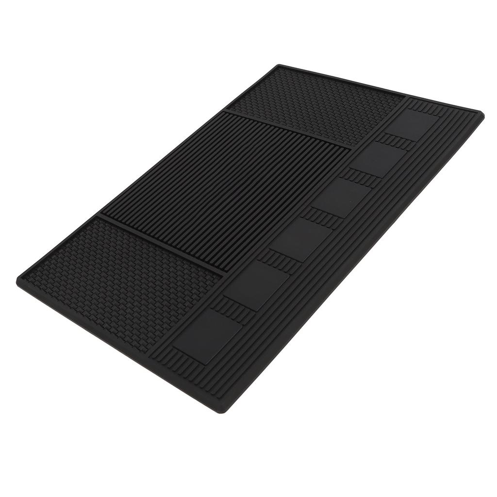 Barber Tool Organizer Mat Prevent Slip Silicone Hair Tool Mat Work Station Pad for Salon Barbershop