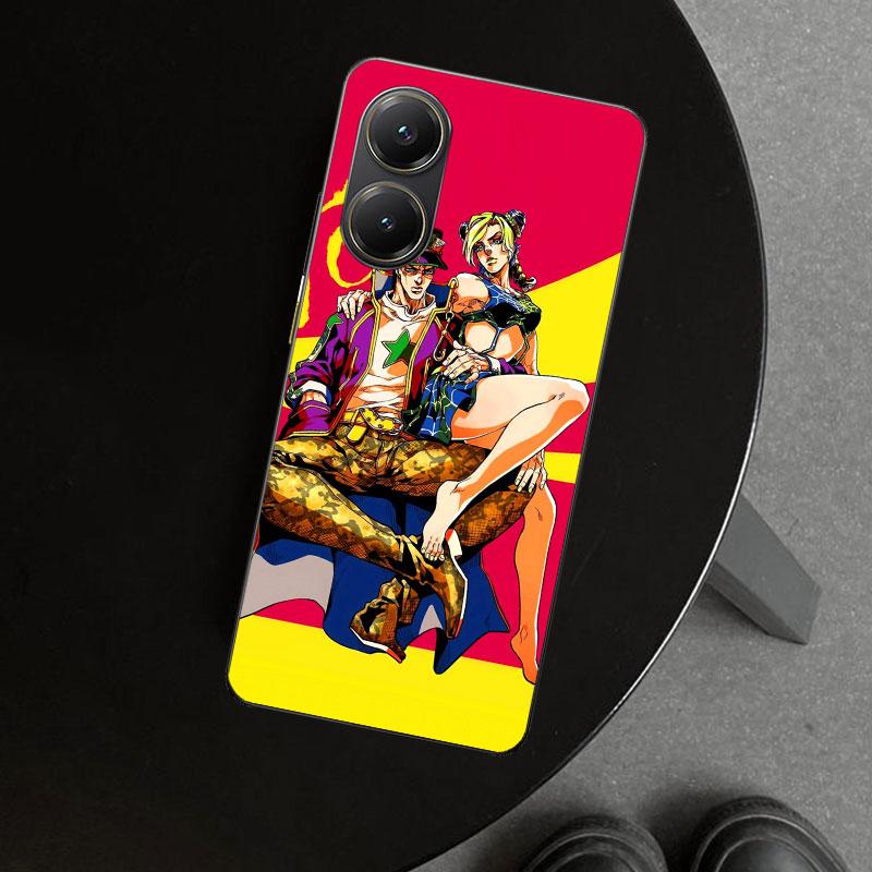 JoJo's Bizarre Adventure Jolyne Cujoh Phone Case Cover for Xiaomi Poco X6 X5 X7 Pro F7 Ultra Redmi 15C 15 13C 13 12C 12 10C 10 1