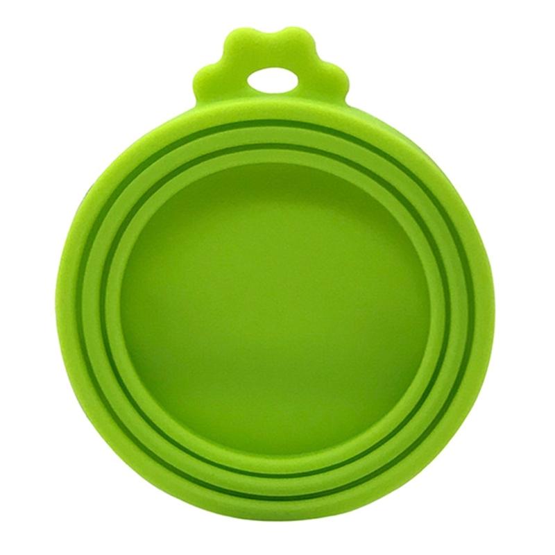 Reusable 3-in-1 Pet Food Can Silicone Cover Dogs Cats Storage Tin Can Lid Seal Cover Pet Food Storage Moisture-proof Lid