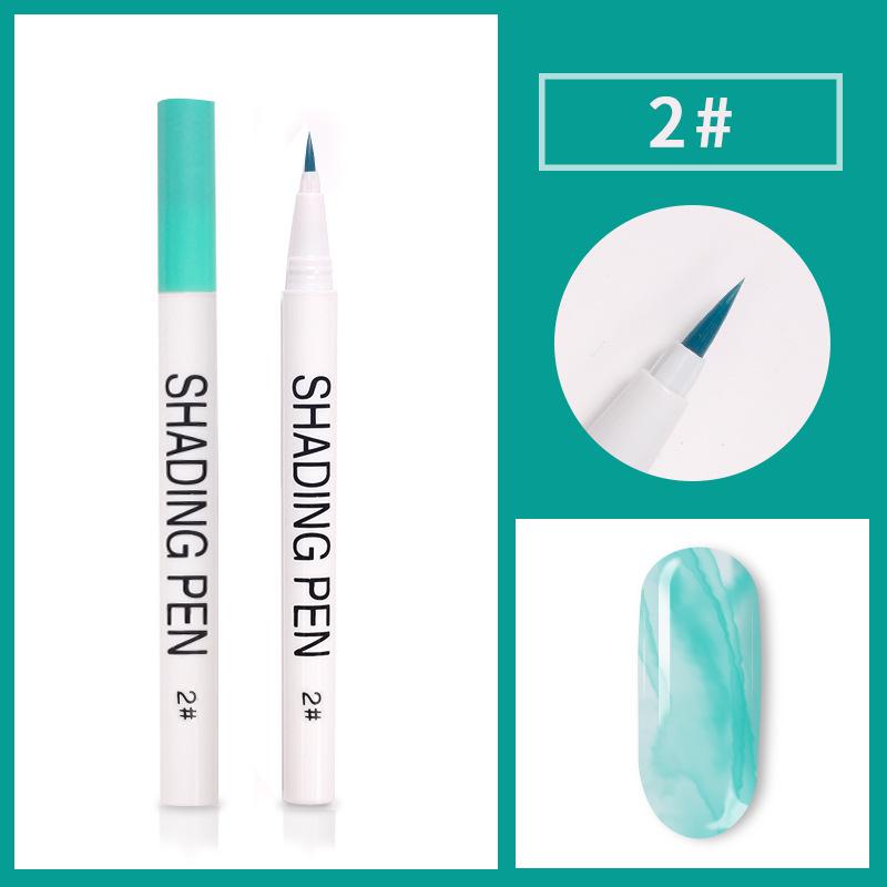 Nail Art Pen Blooming UV Gel Nail Smudge Ink Drawing Pen Marbling Manicure Abstract Painting Brush Nail DIY Tool