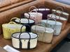 Women's Genuine Cowhide Leather Garden Tote - Large Capacity Bucket Shoulder Bag