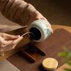 Vintage Ceramic Tea Cans Creative Hand-painted Pattern Tea Box Sealed Storage Jar Candy Jars Household Teaware Accessories