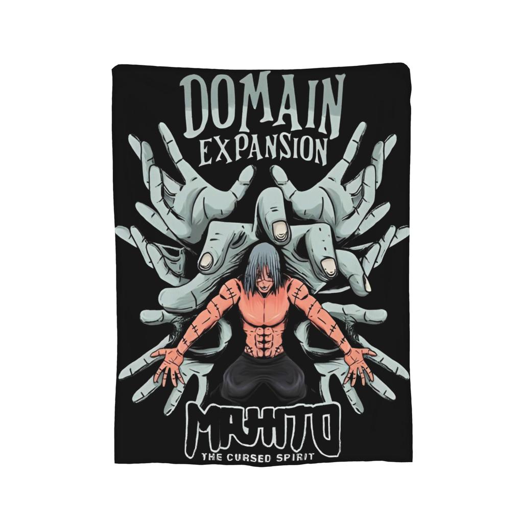 Yuji x Sukuna Blanket Jujutsu Kaisen Flannel Awesome Warm Throw Blankets for Coverlet Decoration,