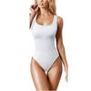 Women's U-Neck Sleeveless Tank Top Bodysuit for European and American Markets