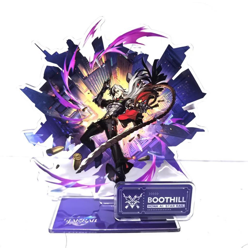 Game Figure Honkai: Star Rail Sunday Jiao Qiu Yunli Firefly Jingliu Acrylic Stand Model Plate Cosplay Anime Keychain Fans Gift