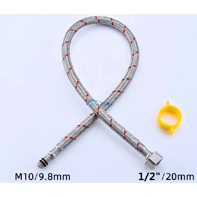 M8 M10 Hose Bathroom Floor Standing Hot And Cold Faucet Bathtub Faucet Inlet Pipe