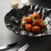 Special-Shaped Pleated Deep Vegetable Plate, Premium Japanese Tableware, Western Salad Plate, High-End Clubhouse Cooking Plate, Dessert Plate