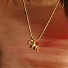 Lightweight Horse Charm Tassels Necklace Stylish Wax Rope Neck Chain Stylish Neck Jewelry Gift For Sister Best Friend