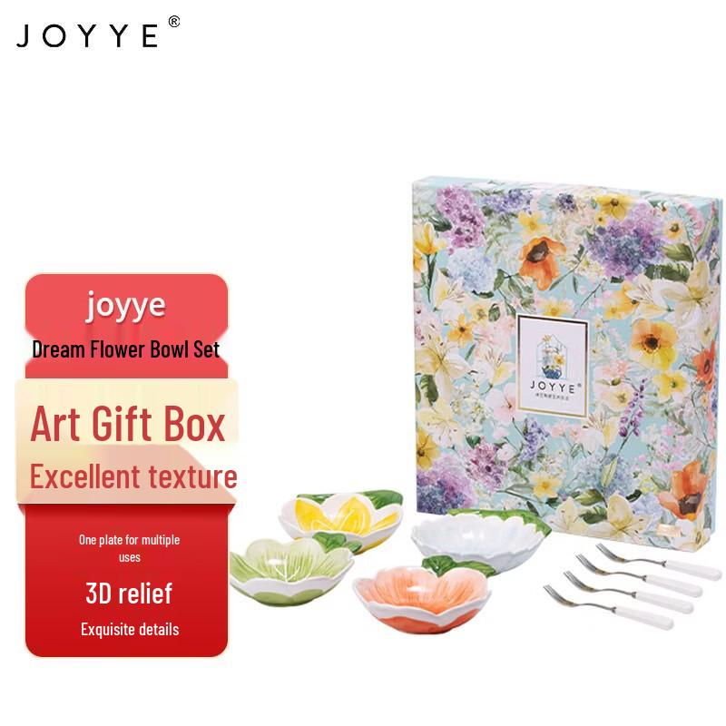 JOYYE Dream Blossom Ceramic Bowl Set