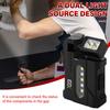 EDC Flashlight 1200mAh Mini Magnetic Flashlight Portable Pocket Double Light Sources Flashlights for Home Emergency Outdoor Car