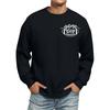 Men's Oversized Long Sleeve Crewneck Sweatshirt Casual Loose