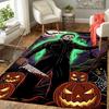 1Pc Halloween Horror Icon Rug, Office Carpet Indoor Outdoor Doormat, Non-Slip, Comfortable, Living, Christmas Halloween, Xmas Gift N1333