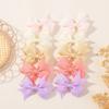 RAINBOW BOWS 40/20Pcs 2.3'' Classical Ribbon Bowknot Hair Clips for Girls Handmade Bows Hairgripes Hair Accessories