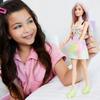 Barbie Fashionista Purple Long Hair Dress-Up Doll with Reusable Plastic Bag (Ages 3 and Up) HBV22