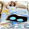 1PC ASTRO BOT Custom Name Patterned Flannel Blanket Suitable For All Seasons for Home Decor Warmth and Comfort Gifts Holiday Present