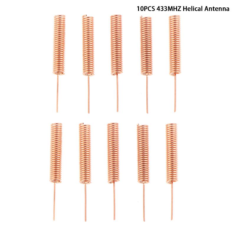 10 Buc Antenă 433Mhz Antenă Helicală cu Arc din Cupru Pur Amplificator de Semnal Omni Receptor Pentru Router Antenă Helicală