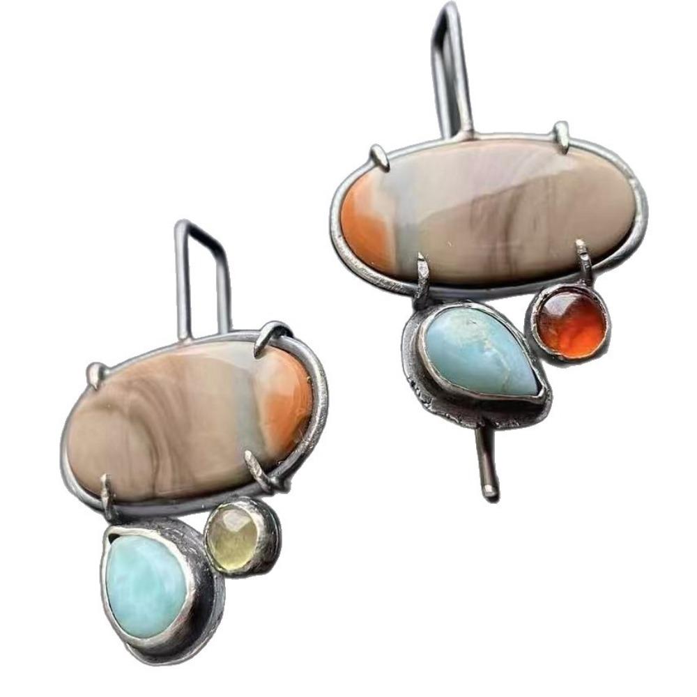 Luxusní nové dámské náušnice Retro módní kreativní dámské náušnice