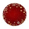 Tapis décoratif d'isolation thermique Rond Set de table de Noël, 14 pouces Motif festif Antidérapant Protecteur de table, Protecteur de table pour maison de vacances Endroit pour
