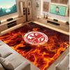 Tappeto in Velluto di Cristallo con Stampa del Middlesbrough Football Club, Comodo Assorbente d'Acqua Antiscivolo Tappeto per Pavimenti Interni