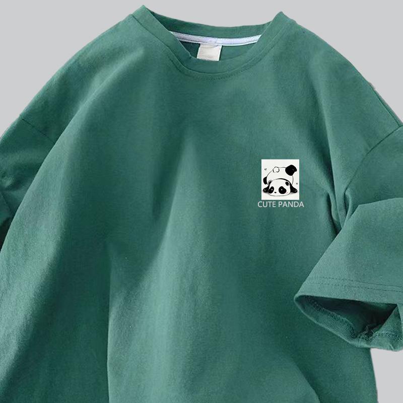 Cotton Short-sleeved T-shirt Female Summer New Five-minute Sleeve Loose