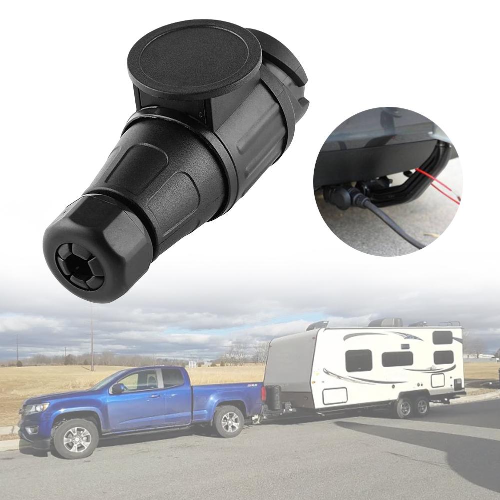 13-polige Anhängerkupplungssteckdose 12V Verkabelungsanschlussadapter Anhängerlicht-Konverter-Adapterstecker Wohnwagen Steckdosenadapter für Fahrzeug Wohnmobil