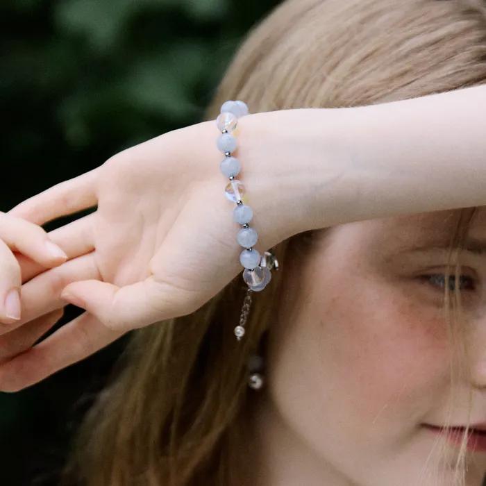 Aqua Marine Gem Bracelet