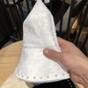 Women Fashion Lace Pearls Bucket Hat Summer Sun Protection Cap Outdoor Beach Hat