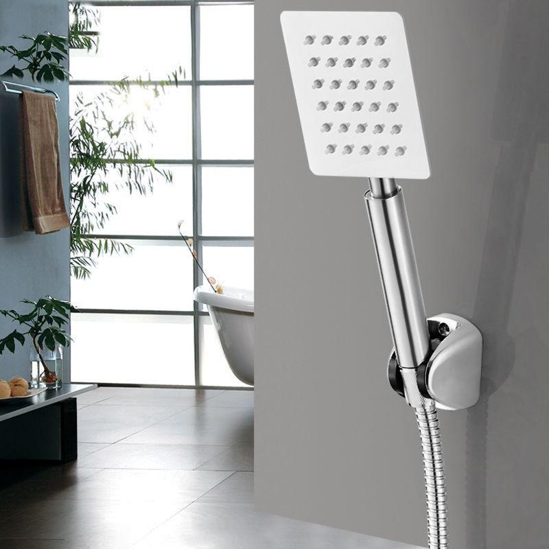 

Ручная душевая лейка из нержавеющей стали, силиконовый выход воды, круглая, квадратная, набор душевой лейки для ванной