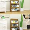 1/12 Scale Mini Book Shelves Display Rack for Dollhouse Study Furniture Micro Scene Ornament Model Doll House Decoration