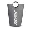 Foldable Large Oxford Cloth Laundry Basket - Washable, Portable, with Aluminum Handles