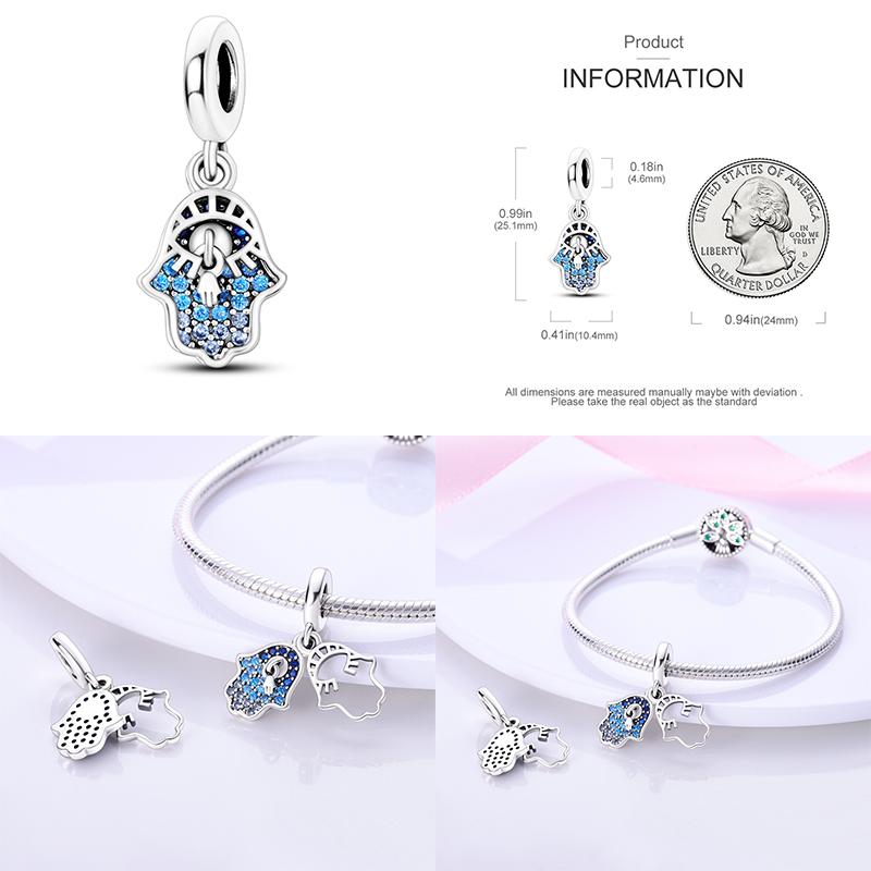 Copper Color Evil Eye Charms Demon Eye Beads For Genuine BraceletandBangle DoItYourself Crafting Fashion Jewellery Gifts