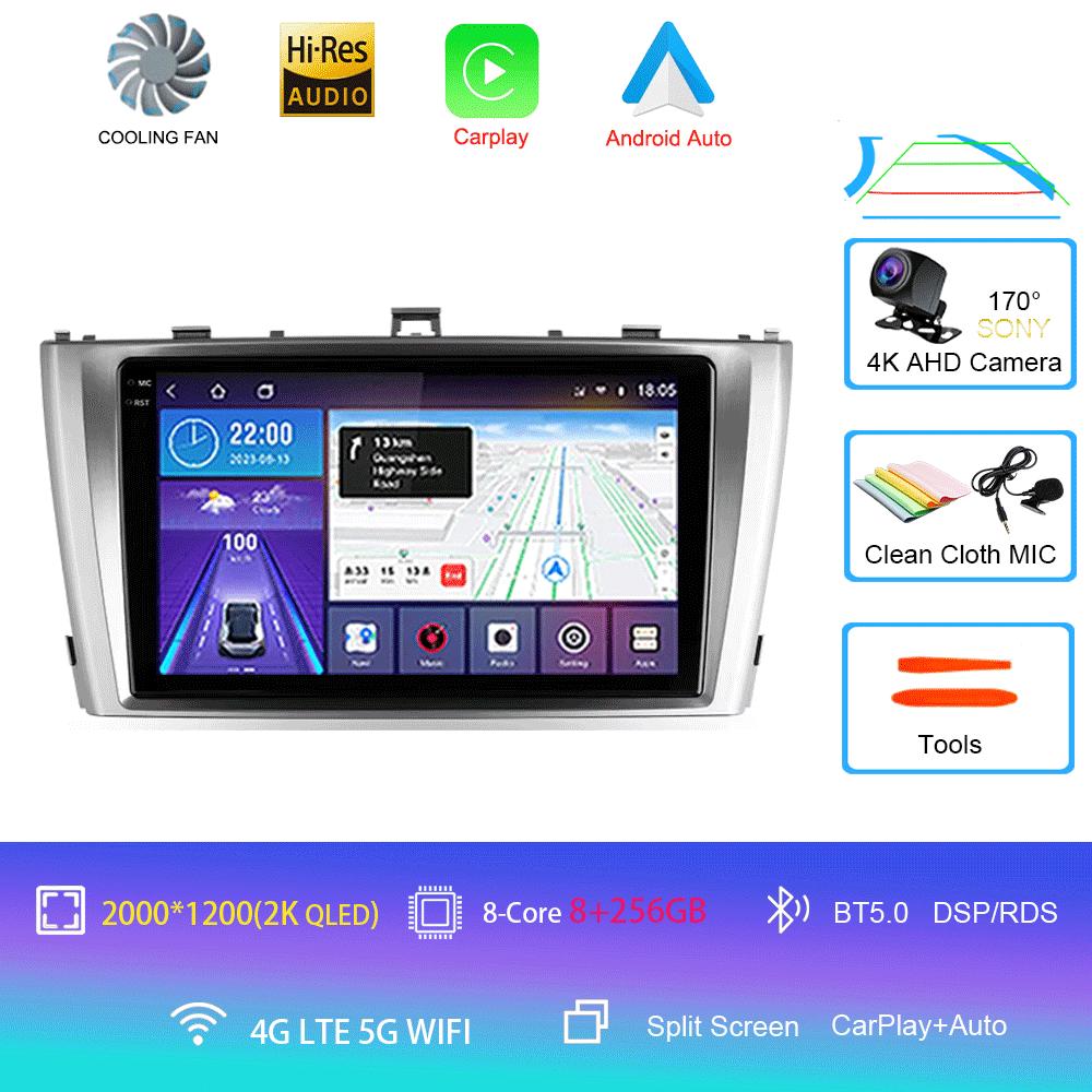 Car Radio Android 14 For Toyota Avensis T27 2009 - 2015 Navigation GPS Multimedia Player Stereo wifi+4G Carplay Auto Video 2din