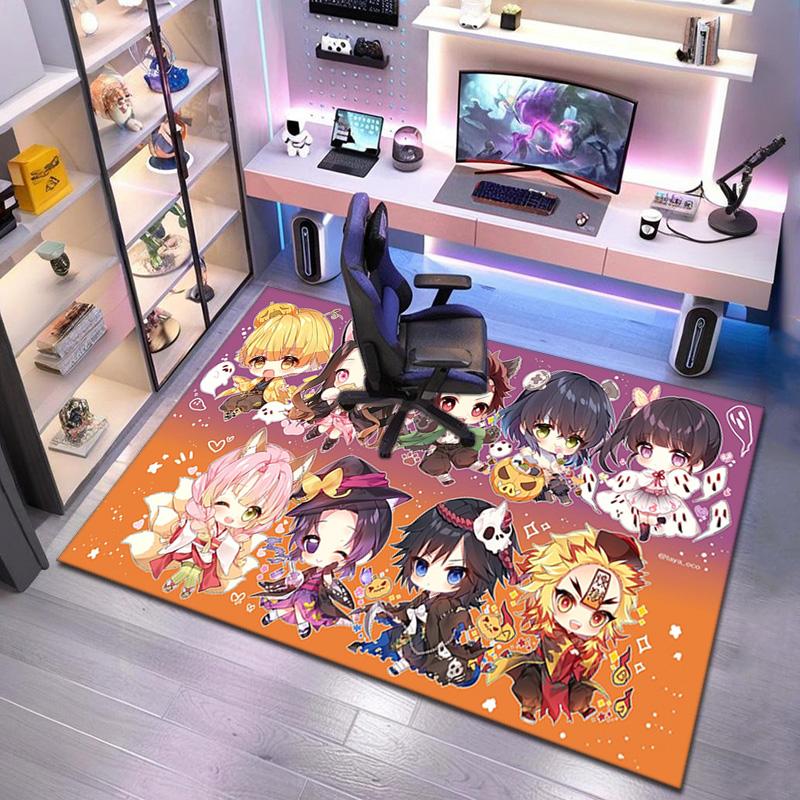 Japanese manga artist Koyoharu Gotouge's Demon Slayer carpet is suitable for living room and bedroom doormats office balcony decorative rugs H2