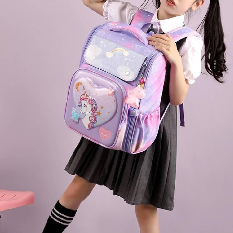 Trendy Cool Animal Print Kids School Bag For Girls Boys High School Students