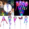 Light Led Up Sticks Toy Christmas Tree Pentagram Princess Flash Wand Prop Party