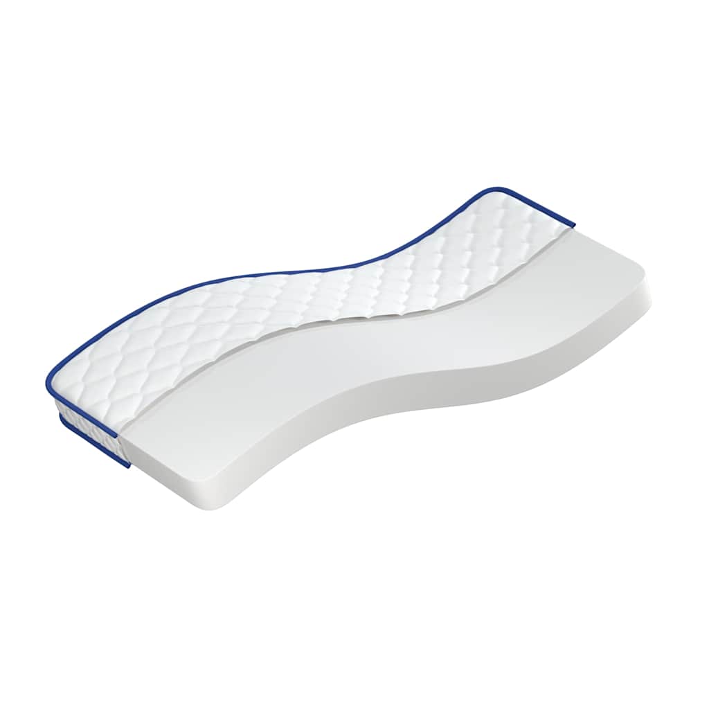 Memory Foam Mattress 80 x 200 x 17 cm Soft White